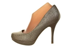 NEW Call It Spring Womens Shoes Size 9 Gold Metallic Pumps Heels Party - Picture 1 of 6