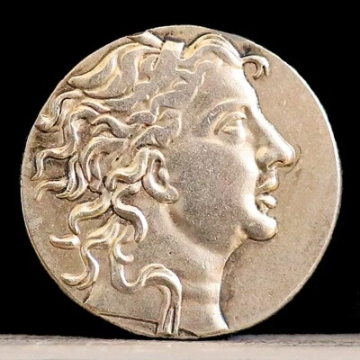 120-63 BC Ancient Greek Coin Mithradates VI the Great King - Tetradrachm 22mm - Image 1 of 2