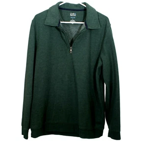 Croft & Barrow Mens L Extra Soft Green Pullover Sweater SEE MEASUREMENTS FOR FIT - Picture 1 of 2