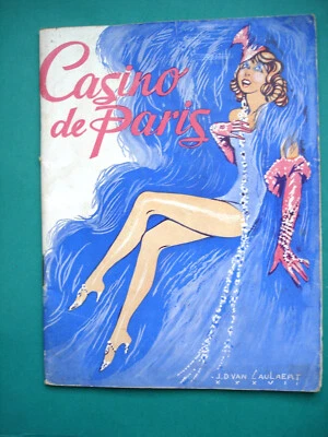 programme casino de paris 1938 MISTINGUETT féerie de PARIS - illust. CAULAERT - Photo 1/4