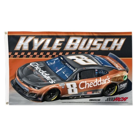 Kyle Busch 2023 Cheddar's #8 NASCAR 3x5 Flag Cover
