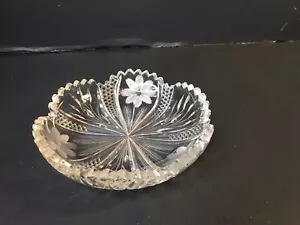De colección ABP American Brilliant Cut Plomo Cristal Vidrio Bayas Caramelo Bon Plato 6" - Imagen 1 de 11