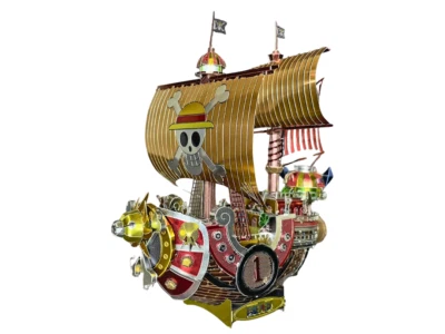 Rompecabezas de Metal 3D Una Pieza Mil Barcos Soleados Modelo Kit, Artesanías Corte Láser Foto 1 de 4