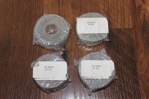 4 Rollen Netz Abschirmband 1 Zoll breit 25 Fuß Teil # 23-50225 Neu - Bild 1 von 3