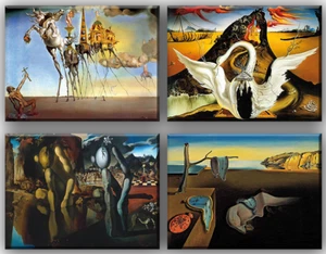 IMAGEN TIME4 Salvador Dalí La Resistencia de la Memoria 4 IMAGEN LIENZO - Imagen 1 de 5