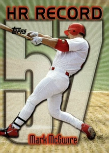 1999 Topps Home Run Parade Record #220 Mark McGwire Homer #57 Singles Set Break - Bild 1 von 2