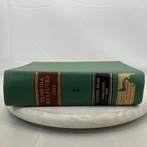 Florida Statutes 1953 Volume 2 Chapters 500-959 Tables-Census Index VTG HC - Picture 1 of 10