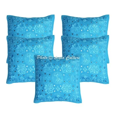 Cushion Cover Traditional Art Yoga Home Decor Sofa Pillow Cover Case 40 x 40 cm - Image 1 of 4