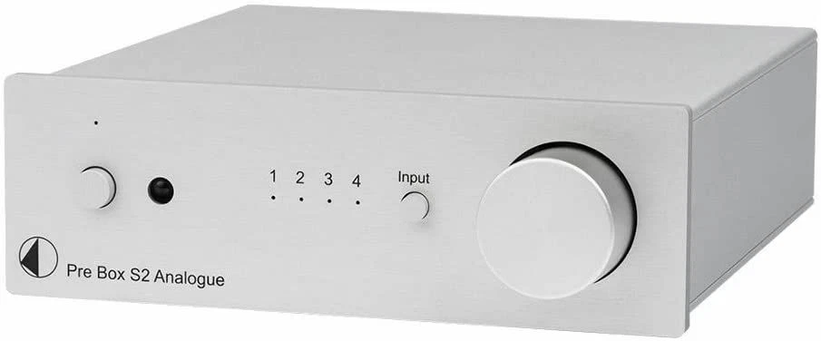 Pro-ject PRE BOX S2 ANALOGUE SILVER Preamplificatore stereo analogico - Immagine 1 di 1