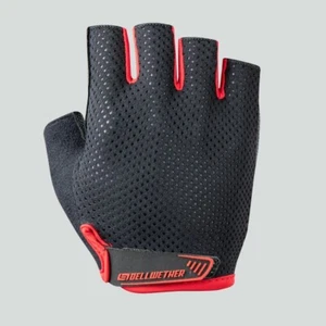 Bellwether Gel Supreme Men's Gloves Black/Red Size Large ( PAIR) - Picture 1 of 2