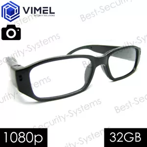 Professional Office Camera 32GB Glasses Smart Video Evidence Proof Spy Hidden - Picture 1 of 8