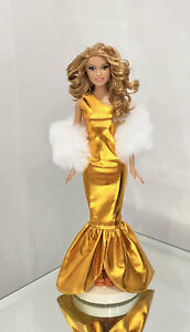 Mattel Barbie Doll Custom Golden Teresa. Hispanic Fashionista Barbie Doll.