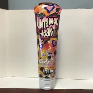( 2 ) Pro Tan Untamed Heart Super Black Bronzer Ultra Dark Tanning Lotion 9.5 oz - Picture 1 of 2