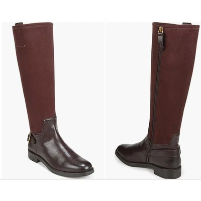 NEW Franco Sarto Women's 8.5 Merina Knee High Boot WIDE CALF Castagno Brown  - Image 1 of 4
