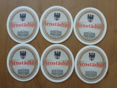 Tapa de cerveza antigua Hotelpark Stadtbrauerei Arnstadt Thü. GHB 6 piezas de colección  - Imagen 1 de 2