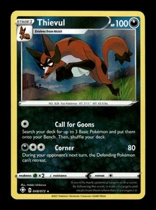 Pokemon TCG: Shining Fates - Thievul - 048/072 Holo - Imagen 1 de 2