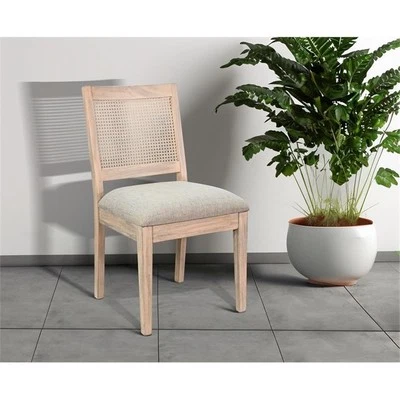 Sunny Designs Cane Back Wood Dining Chair (Set of 2) Foto 1 de 4
