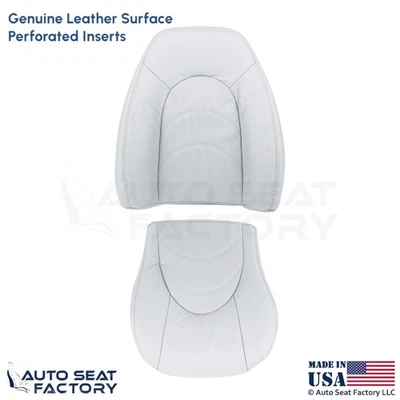 2003-2006 For Jaguar XKR XK8 Genuine Leather Driver Replacement Seat Covers Dove - Image 1 of 4