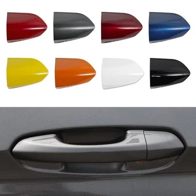 Car Front Left Exterior Door Handle Lock Bezel Cover Cap White Car Front Left - Image 1 of 4