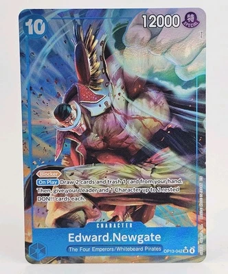 Edward.Newgate (Alternate Art) OP13-042 Carrying On His Will Foil - Image 1 of 2