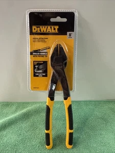 NEW DeWALT DWHT74274 Diagonal Pliers 8 Inch W/ Angled Handle For Near Flush Cut - Picture 1 of 8