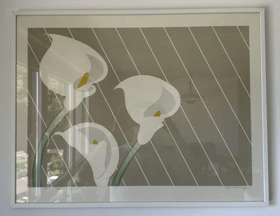 Paul Harrigan Calla Lily 18/100 S/N Lithographie limitierte Edition 50 x 65 cm - Bild 1 von 4