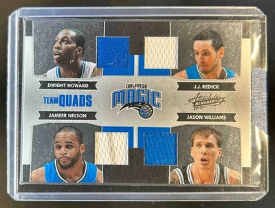 2010-11 Absolute Dwight Howard Redick Nelson Williams Team Quads Jersey #/100 - Image 1 of 2