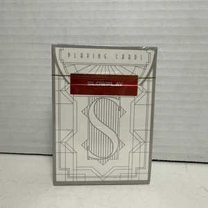 Slow Play (100% Plastic) Red Premium Poker Playing Cards. RAND NEW SEALED - Picture 1 of 3