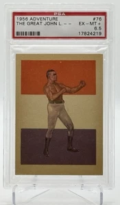 1956 Adventures JOHN L. SULLIVAN #76- "The Great John L,--" - PSA 6.5 EXMT+ - Picture 1 of 2