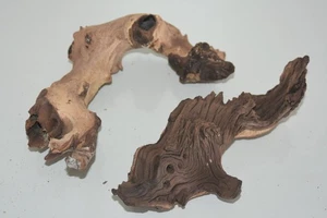 Aquarium Real Natural Mopani Bog Wood 2 Medium Pieces MMW1B For Aquarium Use - Picture 1 of 3