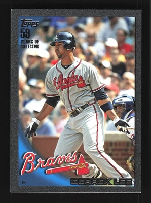 Derrek Lee Atlanta Braves 2010 Topps Update Black #US-189 SN /59 - Image 1 of 2