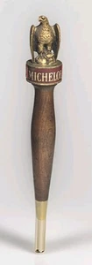 Michelob Birra Vintage Rubinetto Manico Legno Oro Aquila 16” Michelob Classico Scuro - Foto 1 di 5