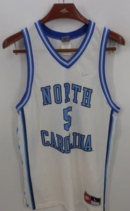 Camiseta North Carolina Tar Heels UNC edición del equipo Nike #5 talla grande blanca, usada en excelente estado  - Imagen 1 de 13