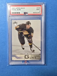 2001-02 UPPER DECK #230 - PAVEL BURE YOUNG GUNS FLASHBACK - PSA 9 - Picture 1 of 2