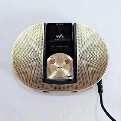 SONY Walkman NW-S745 16GB Digital Media Player + Speaker, Gold, Used, Working - Image 1 of 4