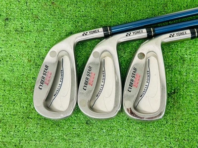 Yonex Cyber Star 3000 Iron 4-9 RH Ultimum Ti 300 R-1 Flex Graphite Shaft EL4264 - Image 1 of 4