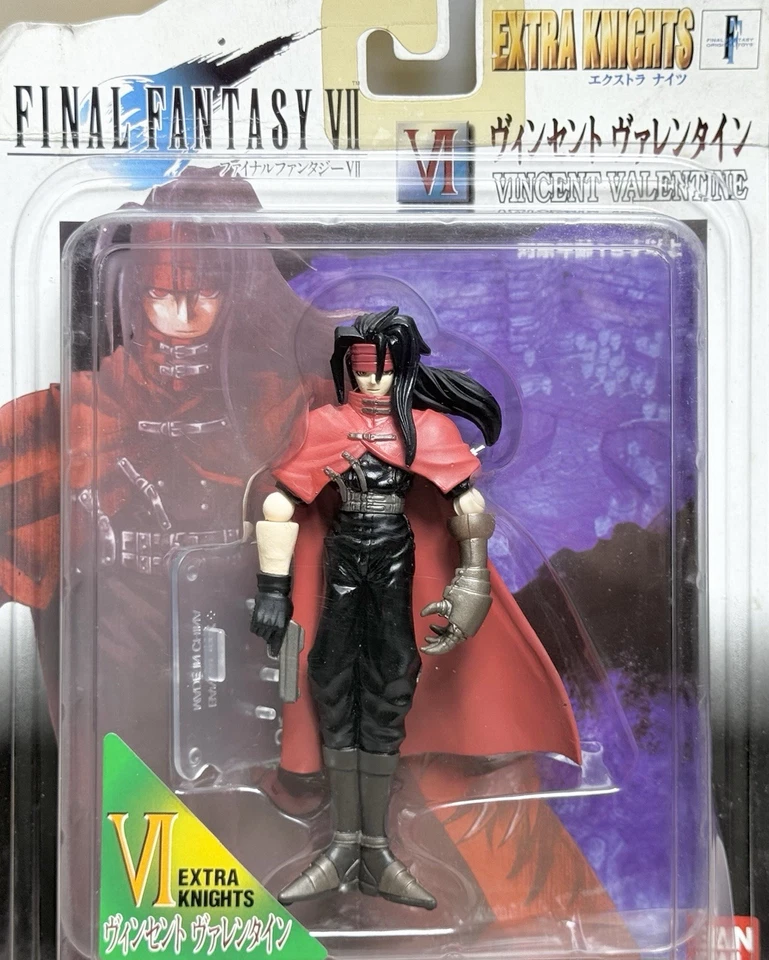 Final Fantasy VII Extra Knights Vincent Valentine Figure Bandai 7 Ff7 Unopened