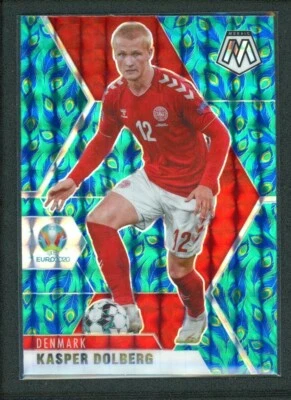 2021 KASPER DOLBERG PANINI MOSAIC UEFA EURO2020 PEACOCK - Image 1 of 2