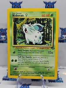 Pokémon Nidoran Jungle 57/64 LP - Picture 1 of 2