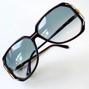 Vintage CAZAL 639 Col 624 Dark Amber Sunglasses W. Germany Large NOS New Lenses - Picture 1 of 12