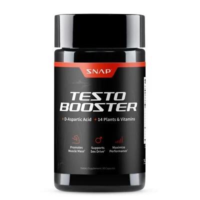 Testosterone Booster for Men, Male Enhancement Pills, Energy, Libido 90 Capsules - Image 1 of 4