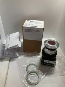 ALLEN BRADLEY 800T-FXQ24RA1 RED ILL PUSH PULL 2 POS ILL 1NO/1NCLB 24V SER T NIB - Picture 1 of 5