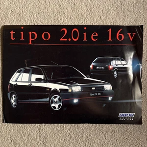 FIAT TIPO 2.0 IE 16V 1991 UK Market Sales Leaflet Brochure - Picture 1 of 2