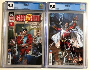 Shazam 2018 #1 A, 1 B juego CGC 9,8 variante casi como nuevo/como nuevo Gary Frank Geoff Johns - Imagen 1 de 2