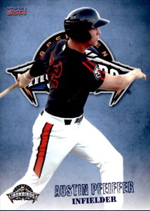 2014 Aberdeen Ironbirds Choice #19 Austin Pfeiffer Little Rock Arkansas AR Card