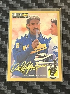Ricky Bones 1993 Collectors Choice Gold Script Parallel #57 (Excellent) - Picture 1 of 2
