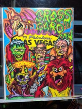 GROSS CARD CON LAS VEGAS  HORROR ART PRINT COUNT CHOCULA FRANKENSTEIN SCHERES