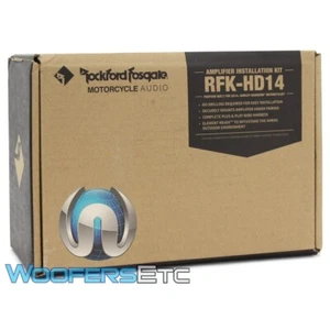INCOMPLETE ROCKFORD FOSGATE RFK-HD14-M5 2014+ HARLEY DAVIDSON AMP WIRE KIT - Picture 1 of 8