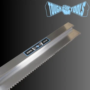 Aluminium Plasterers Builders Serrated Derby Section 240cm Long - Picture 1 of 5