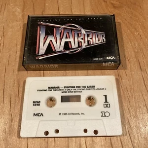 Warrior – Fighting For The Earth CASSETTE TAPE 1st US issue CRC lizzy borden - Picture 1 of 3